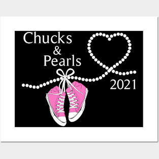 Pearls and Chucks Kamala Posters and Art